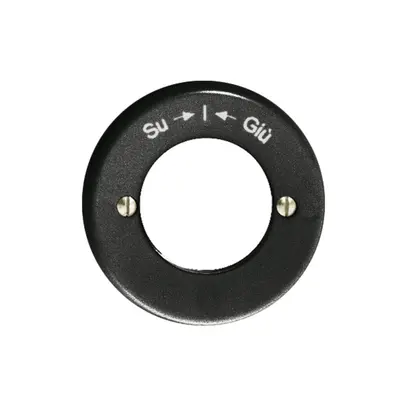 Kit front. Su-I-Giu nero per contatto rot.imp.a chiave 