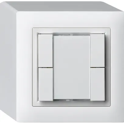 Poussoir universel AP 4×kallysto avec LED blanc 
