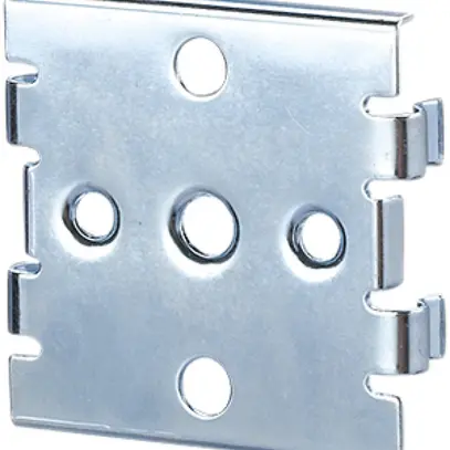 Adattatore guida DIN Dätwyler, s.vite di fissaggio (M4×6), L×l×h: 7.5×35×37mm 