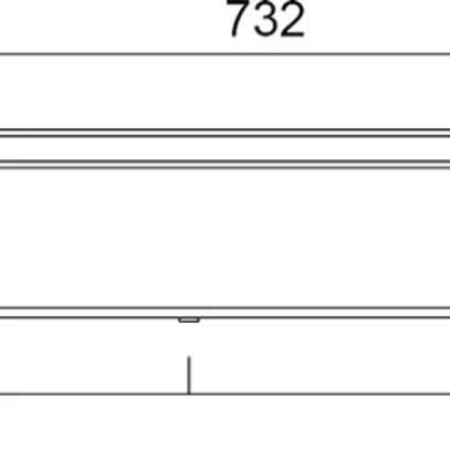 Modulo LED Sylvania Otao Linear 30…38V 10W 1350lm 3000K 110° 732mm prismatica 