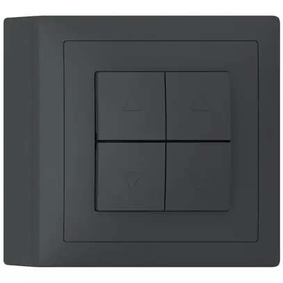 Interrupteur pour stores AP SIDUS anthracite 2 canaux 