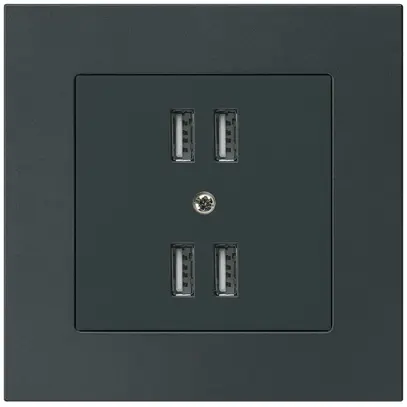 Presa INC 4×USB kallysto.pro 2400mA nero 
