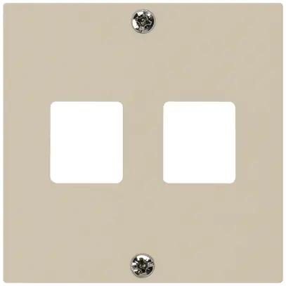 Plaque frontale HMS kallysto pour 2 modules beige 