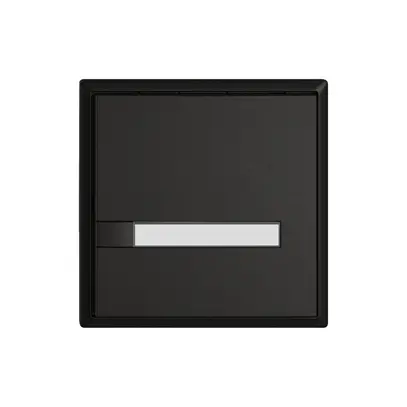 Poussoir KNX RGB EDIZIO.liv SNAPFIX® capteur temp.s.LED étiqu.1× comm.1T no 
