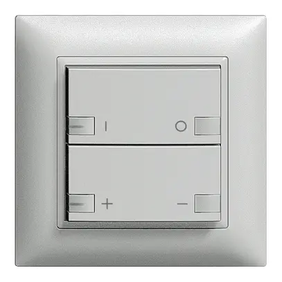 Varialuce INC ZEP 2c/2t staz c/sec.ON-OFF EDIZIOdue silver 