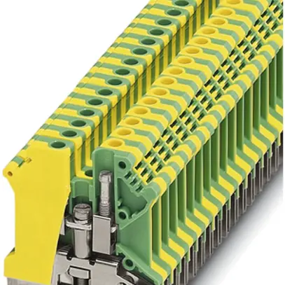 Morsetto di passaggio 0.2…6mm² verde/giallo, USLKG 5 