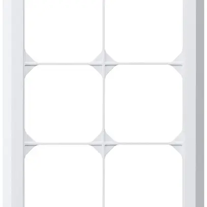 Cadre de recouvrement ENC kallysto.line 3×2 blanc 152×212mm 