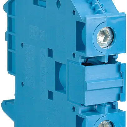 Morsetto di passaggio Hager 35mm², N, 1000V/125A, a vite 