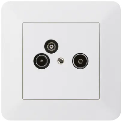 Presa antenna INC R/TV/dati kallysto.trend 14dB bianco 