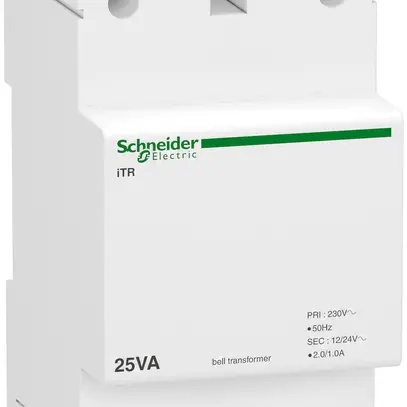 Trasformatore di suoneria AMD Schneider Electric 230V/12…24V 25VA 