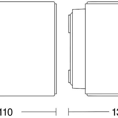 Applique LED Steinel L 830 C 9.1W 493lm 830 IP44 anthracite 