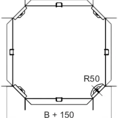 Raccord en croix Bettermann MKS 60×300mm zingué 