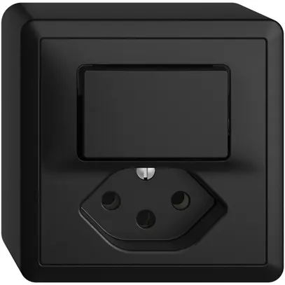 Combinazione AP 3/1P+T13 EDIZIOdue nero 