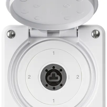 Interruttore a chiave INC robusto IP55 copertura senza cilindro S3/1P bi combi 