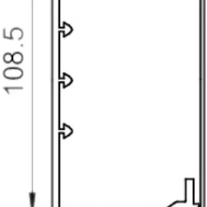 Canale d'installazione Bettermann WDK 60×110×2000mm bianco puro 