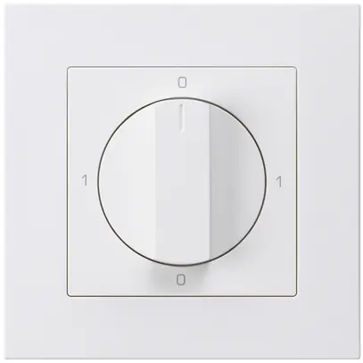 Interruttore rotativo INC kallysto.pro 0/2L bianco con manopola 