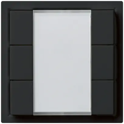 Pulsante multifunzionale INC KNX kallysto sestuplo nero 