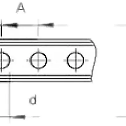 Fascia di montaggio Bettermann 19×3mm 