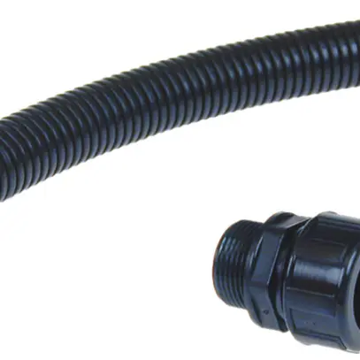 Tubo materia sintetica Duplex 23mm nero 