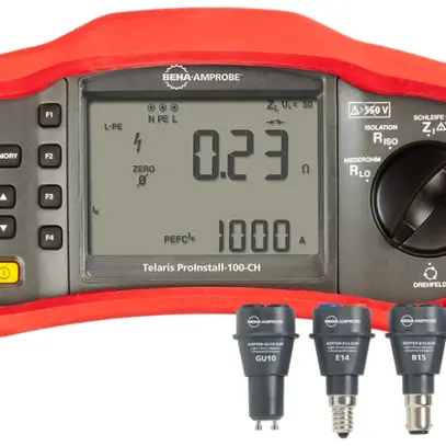 Tester d'installazione AMPROBE TELARIS ProInstall-100-CH KIT1 + ADPTR-KIT1-EUR 