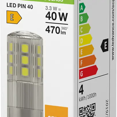 Lampada LED LEDVANCE PIN GY6.35 12V 3.3W 470lm 2700K Ø16×43mm chiaro 