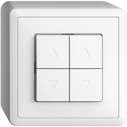 Interrupteur pour stores AP EDIZIOdue blanc 2 canaux 