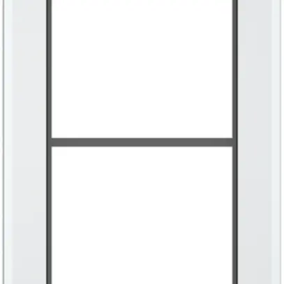 Abdeckrahmen SIDUS 2×1 weiss 