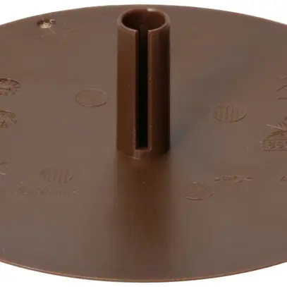 Rosetta di copertura MH clip a molla a innesto Ø98×3mm marrone 