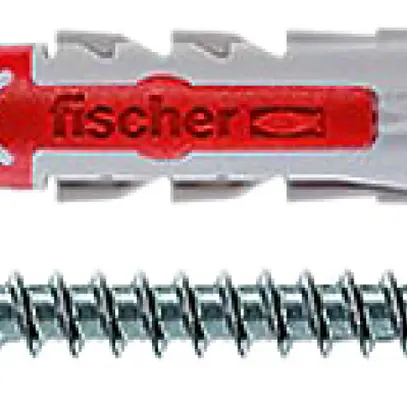 Tampon universel Fischer DUOPOWER 10×50mm nylon gris/rouge 