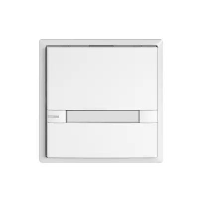 Poussoir KNX RGB EDIZIO.liv SNAPFIX® capteur temp.RGB-LED étiqu.1×com.2T bc 