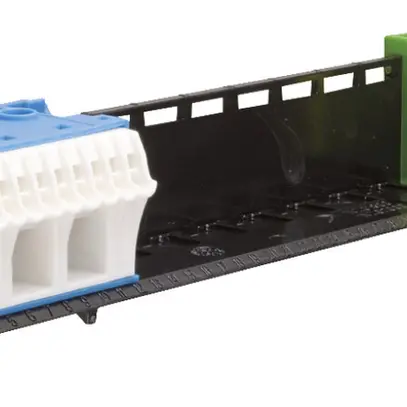 Morsetto di connessione Hager volta N/PE 2×11/3 