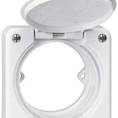 Oberteil robusto mit Klappdeckel 2-Punkt mit Adapterring weiss 