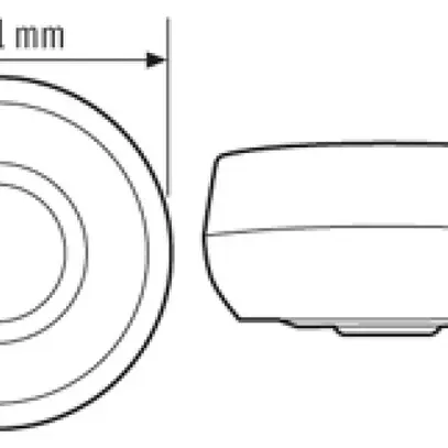 Rilevatore di movimento AP ESYLUX MD 360i/8 Basic SMB, bianco 