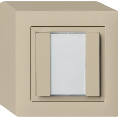 Poussoir universel AP 2×kallysto sans LED beige 