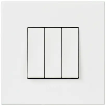 Interruttore a bilico INC ATO 1/3+3/1L+ 0/1L bianco 