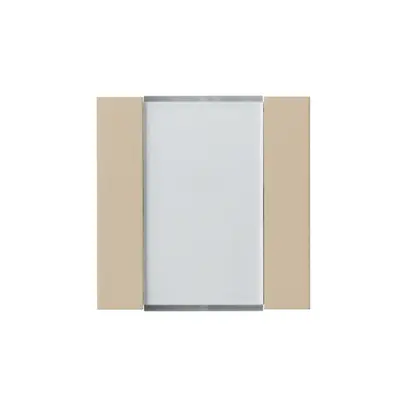 Kit frontal Hager kallysto 2×KNX beige 