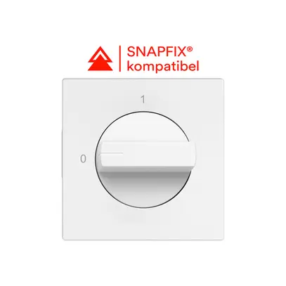 Interruttore rotativo EDIZIO.liv 2P 0-1 p=40mm bi 