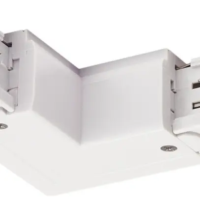 Raccord en L SLV pour rail conducteur S-TRACK, version L blanc 