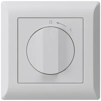 Contatto rotativo INC 0<1/1L grigio chiaro kallysto.line con manopola 