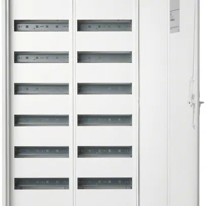 Distributore AP Hager univers 6-file 144UM porta IP44 550×950×160mm 