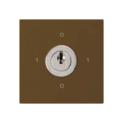 Intérieur interrupteur à clé kallysto 0/3L brun avec serrure Kaba 8 