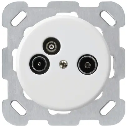 Presa d'antenna INC TV-R-dati basico B 14dB bianco 