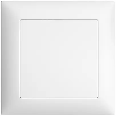 Copertura cieca INC EDIZIOdue bianco senza vite centrale 