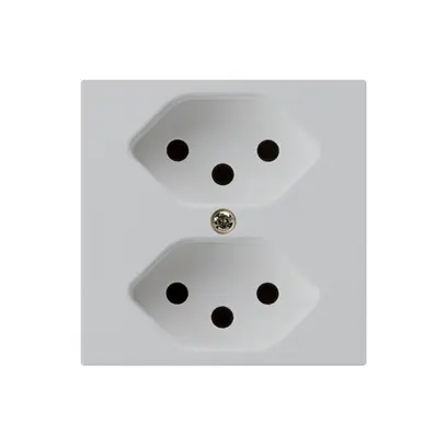 Prise ENC kallysto 2×T13 gris clair 