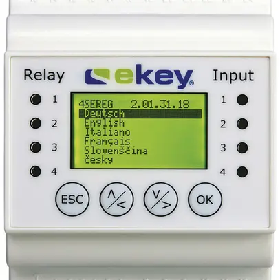 Unité de commande AMD Hager ekey multi REG 4 blanc 