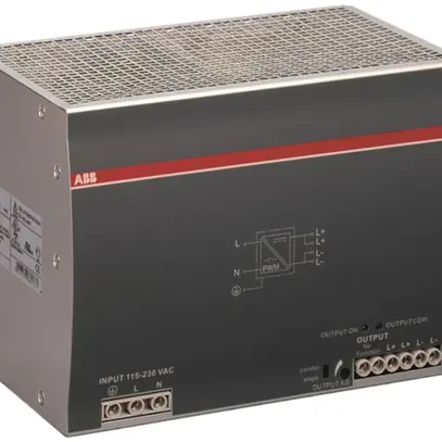 Alimentazione a commutazione ABB CP-E 48/10.0, IN:115/230VAC, OUT:48VDC/10A 