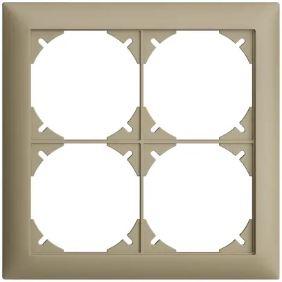 Cadre de recouvrement EDIZIOdue 2×2 sand 