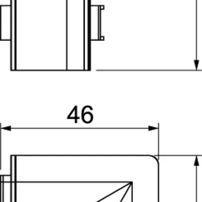 Angolo interno Bettermann SL 20×50, PVC, bianco puro, 9010 