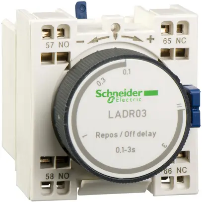 Blocco a tempo Schneider Electric LADR03 ritardato a la cadutaTeSys 
