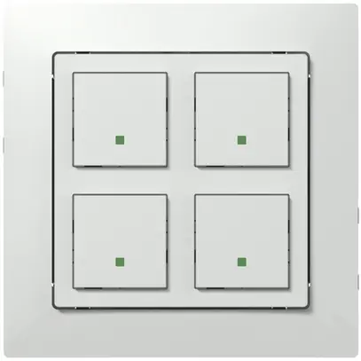 Kit frontal ENC ABB SIDUS blanc brillant pour senseur 2×free@home 